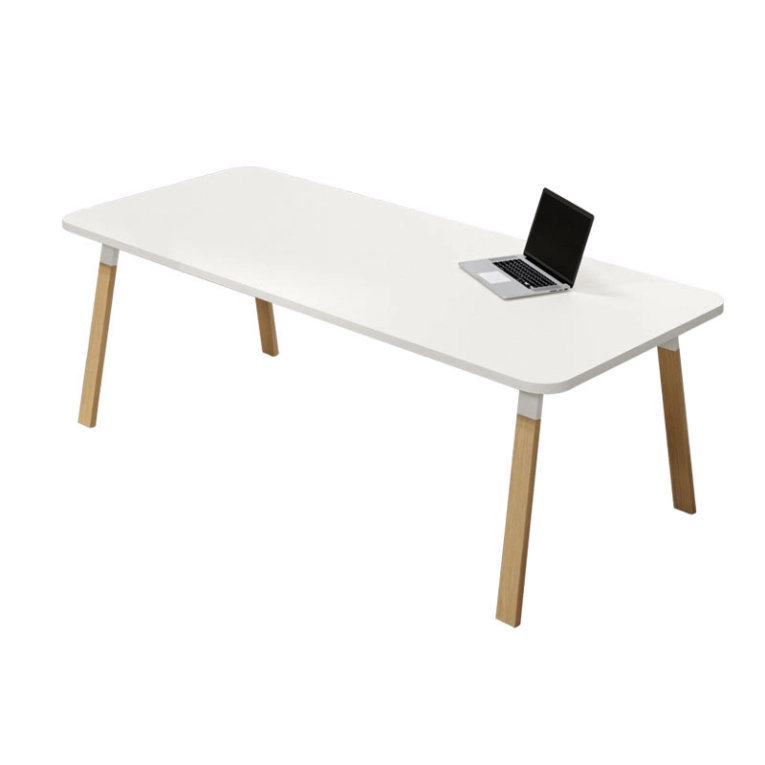 Bureau individuel ATREO WOOD Blanc/ chêne SILVERA PRO