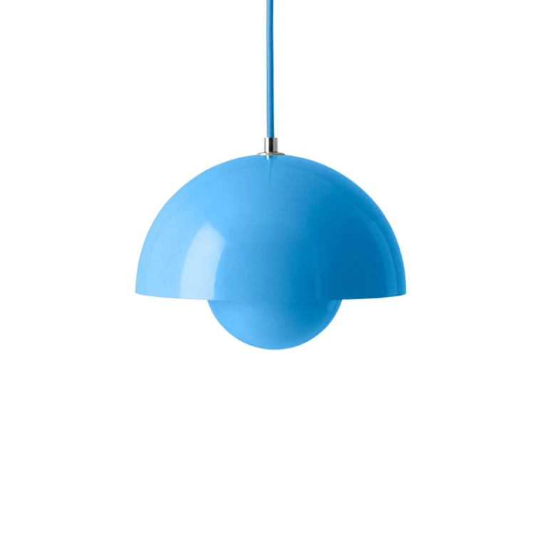 Suspension FLOWERPOT VP1 Bleu swim AND TRADITION