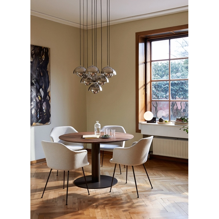 Suspension FLOWERPOT VP1 Chrome AND TRADITION