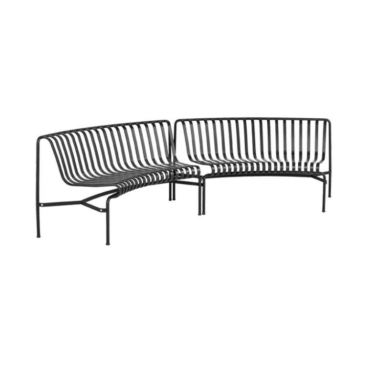 Banc extérieur Banc PALISSADE PARK IN/IN Anthracite HAY