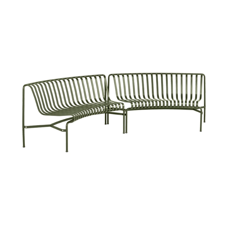 Banc extérieur Banc PALISSADE PARK IN/IN Olive HAY