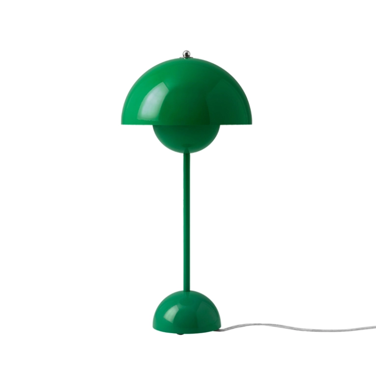 Lampe à poser FLOWERPOT VP3 Vert signal AND TRADITION