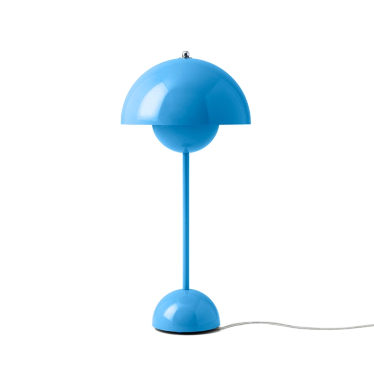 Lampe à poser FLOWERPOT VP3 Bleu swim AND TRADITION