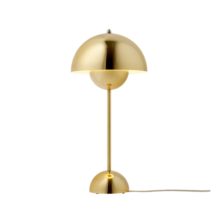 Lampe à poser FLOWERPOT VP3 Laiton AND TRADITION