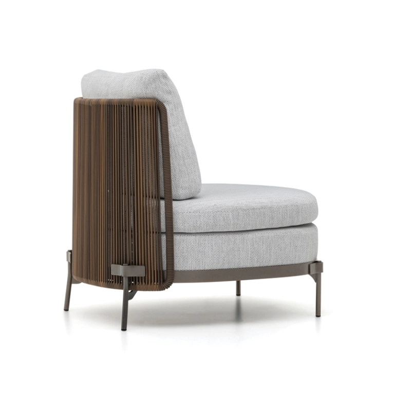 Fauteuil extérieur TAPE CORD OUTDOOR sans accoudoirs MINOTTI