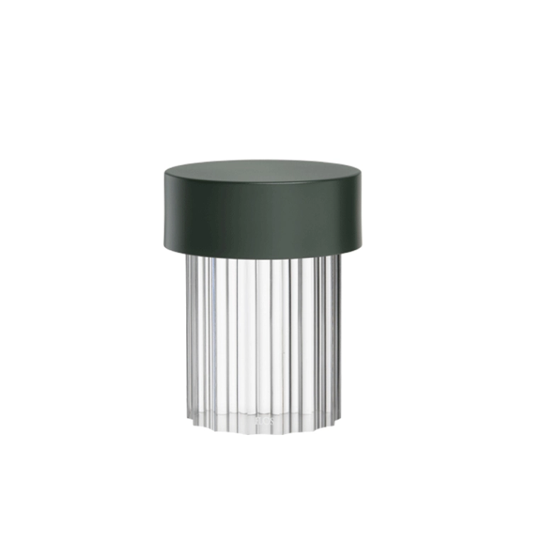 Lampe à poser LAST ORDER FLUTED Vert mat  FLOS