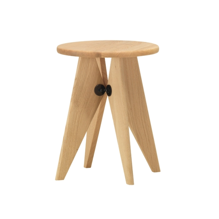 Tabouret SOLVAY Chêne VITRA