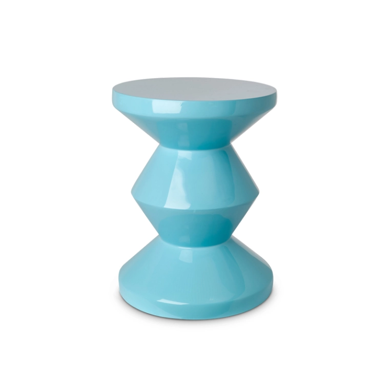 Tabouret ZIG ZAG Bleu clair POLS POTTEN