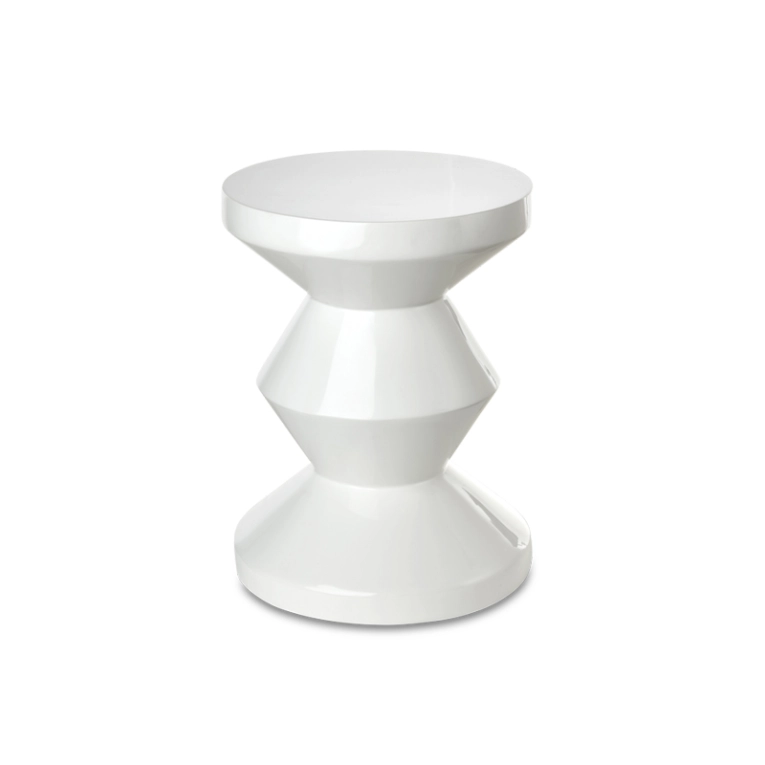 Tabouret ZIG ZAG Blanc POLS POTTEN