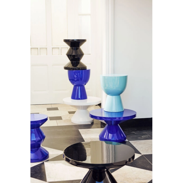 Tabouret ZIG ZAG Blanc POLS POTTEN