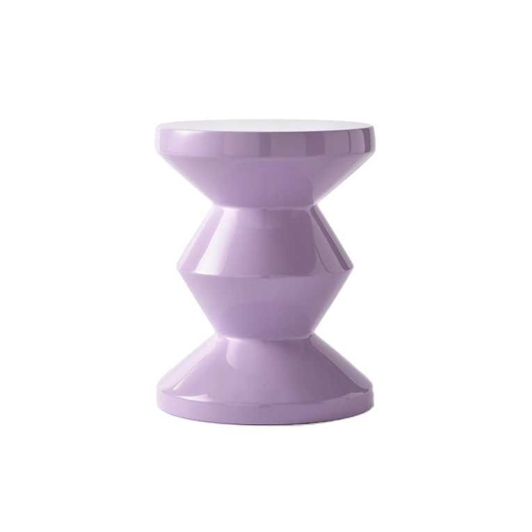 Tabouret ZIG ZAG Lilas POLS POTTEN