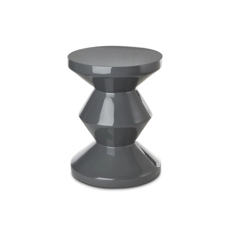 Tabouret ZIG ZAG Gris foncé POLS POTTEN
