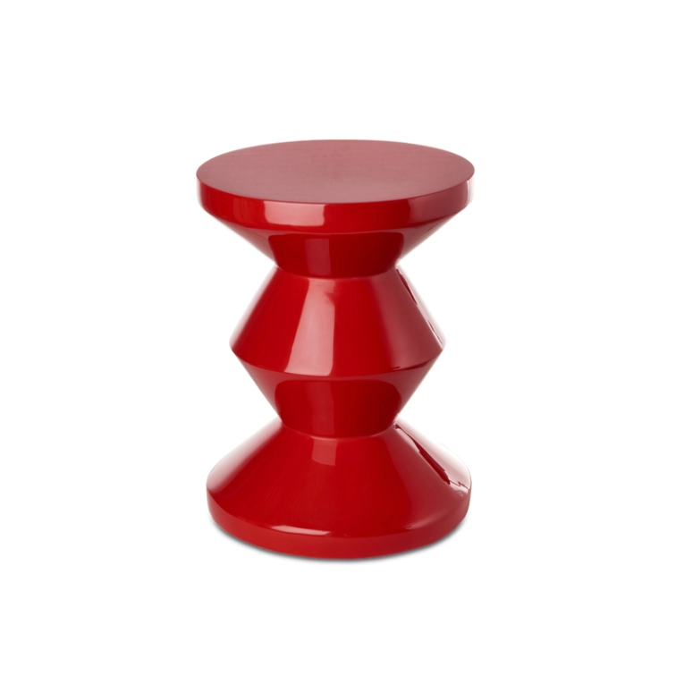 Tabouret ZIG ZAG Rouge rouille POLS POTTEN
