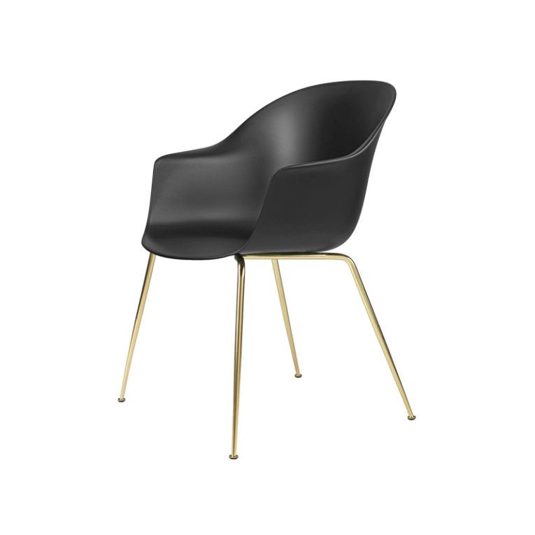 Chaise BAT DINING Noir GUBI