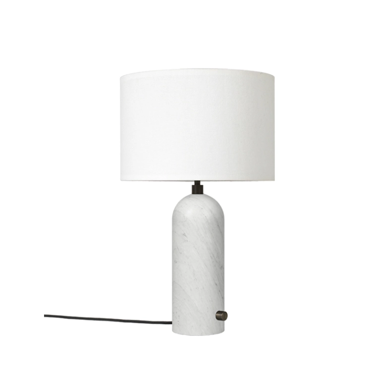 Lampe à poser GRAVITY Marbre blanc GUBI