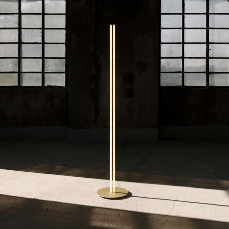 Lampadaire COORDINATES F Champagne anodisé FLOS