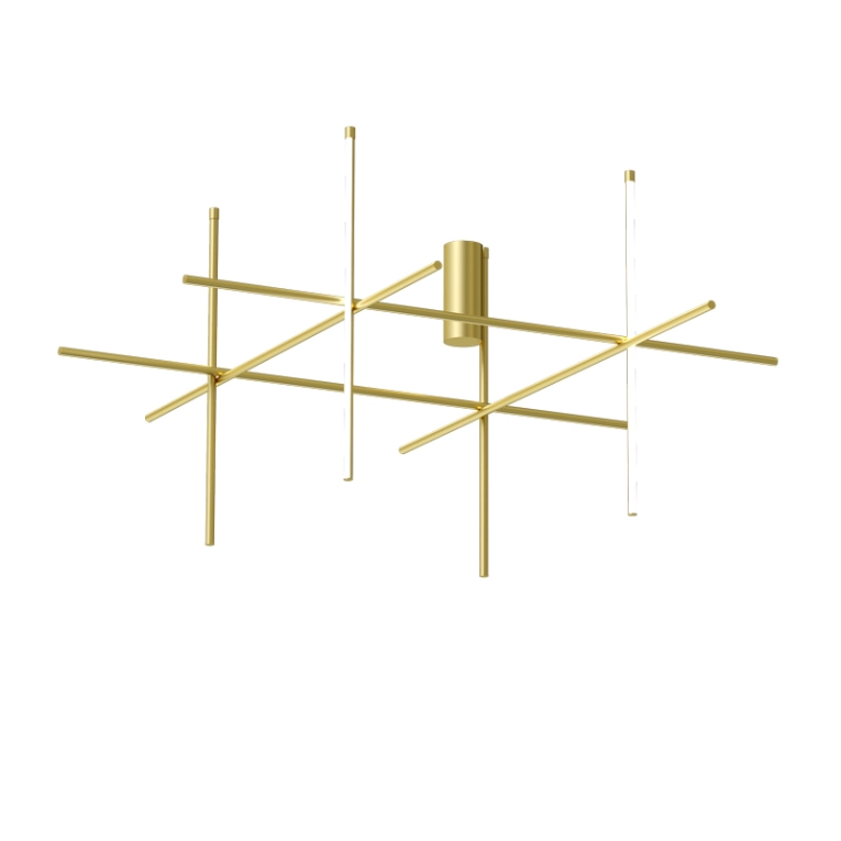 Plafonnier COORDINATES C4 Champagne anodisé FLOS