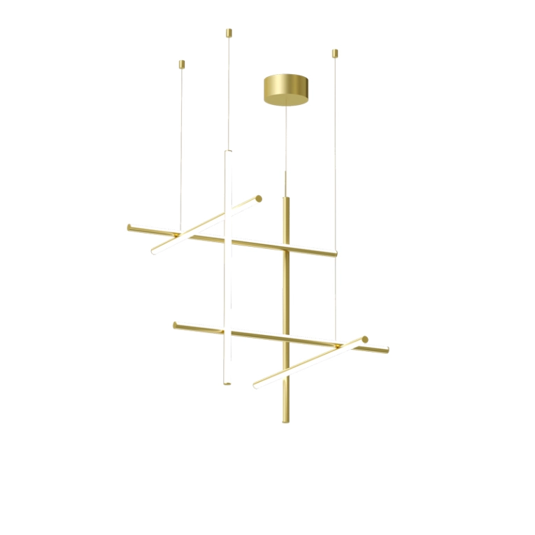Suspension COORDINATES S3 Champagne anodisé FLOS