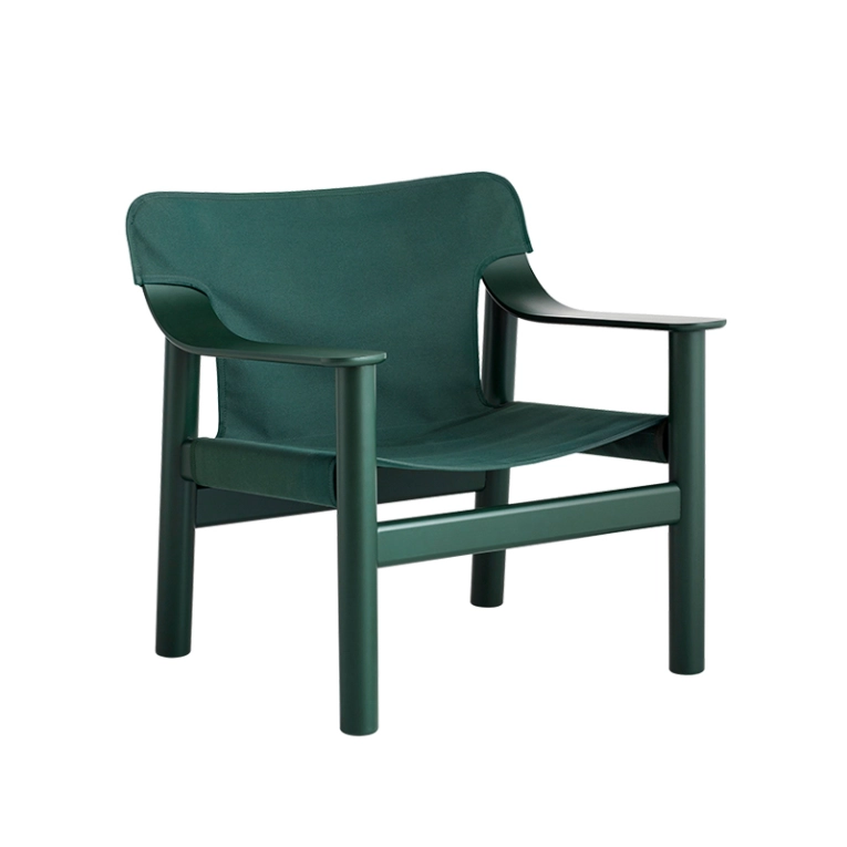 Fauteuil BERNARD Toile Vert foncé HAY