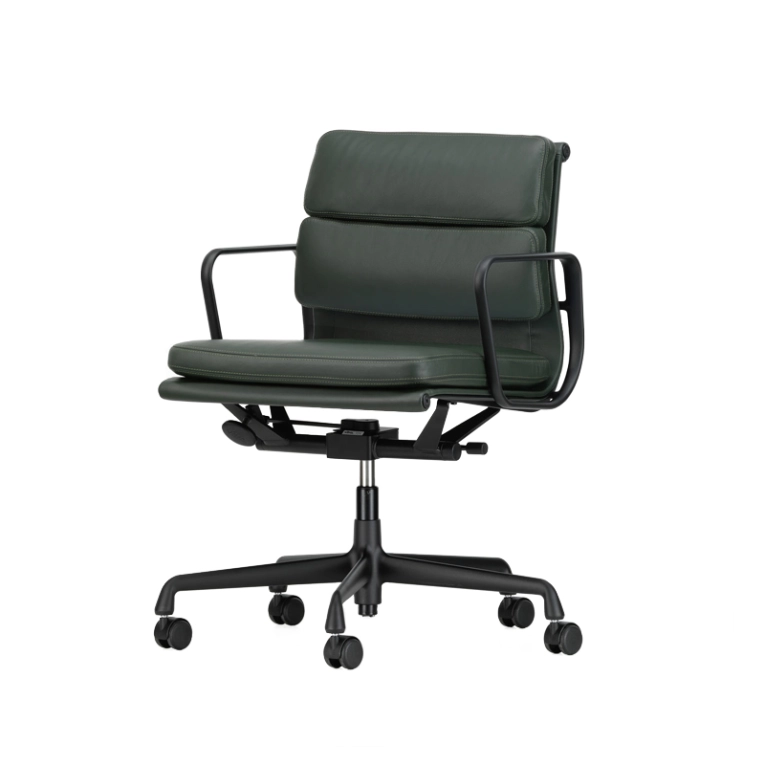 Fauteuil de bureau SOFT PAD EA 217 Cuir Premium F Jade VITRA
