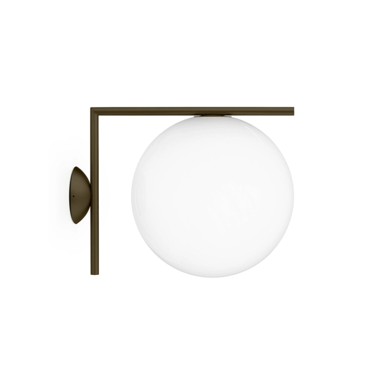 Applique IC C/W2 OUTDOOR Marron profond FLOS