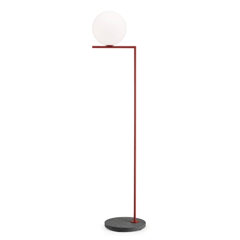 Lampadaire IC F2 OUTDOOR Bordeaux/ lave noire FLOS