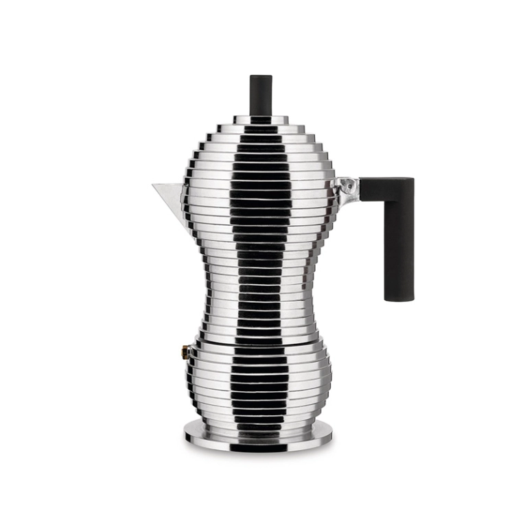 Café & Thé Cafetière expresso PULCINA 6 tasses Noir ALESSI