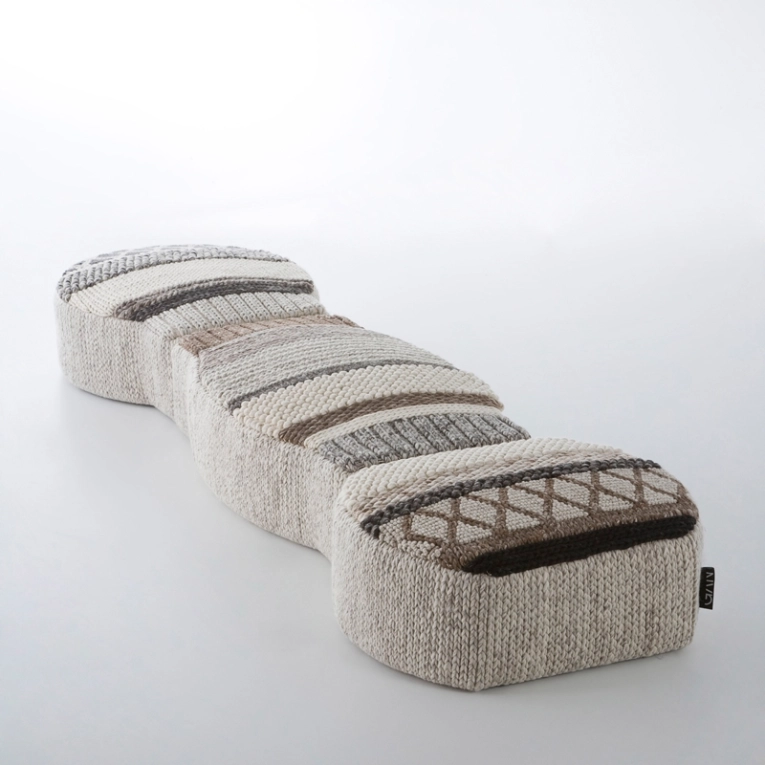 Pouf MANGAS CAMPANA Naturales GAN