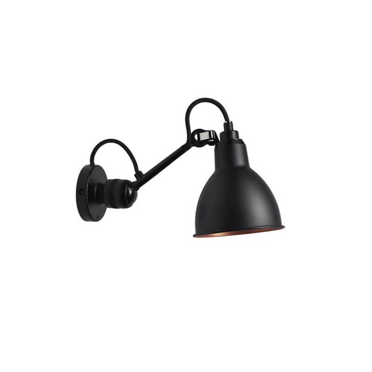 Applique GRAS N°304 Noir/ intérieur cuivre DCW EDITIONS