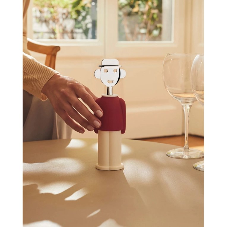 Accessoire de cuisine Tire-bouchon ALESSANDRO M. Rose et bleu ALESSI