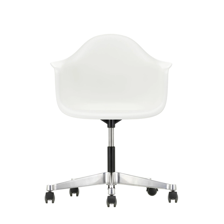 Fauteuil de bureau EAMES PLASTIC ARMCHAIR PACC Blanc VITRA