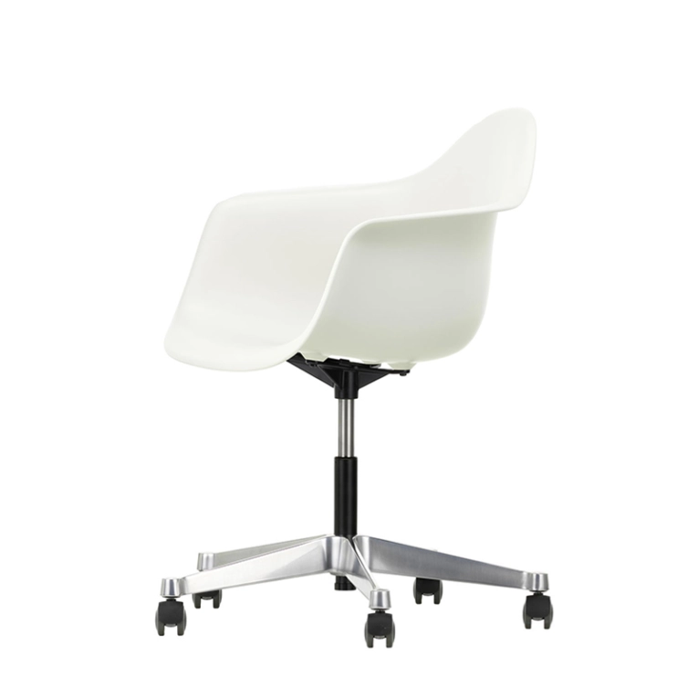Fauteuil de bureau EAMES PLASTIC ARMCHAIR PACC Blanc VITRA
