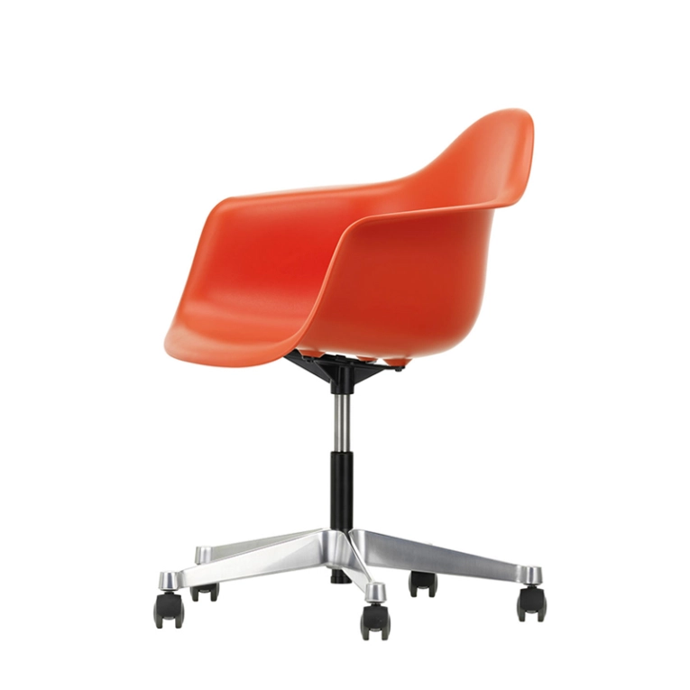 Fauteuil de bureau EAMES PLASTIC ARMCHAIR PACC Rouge coquelicot RE VITRA