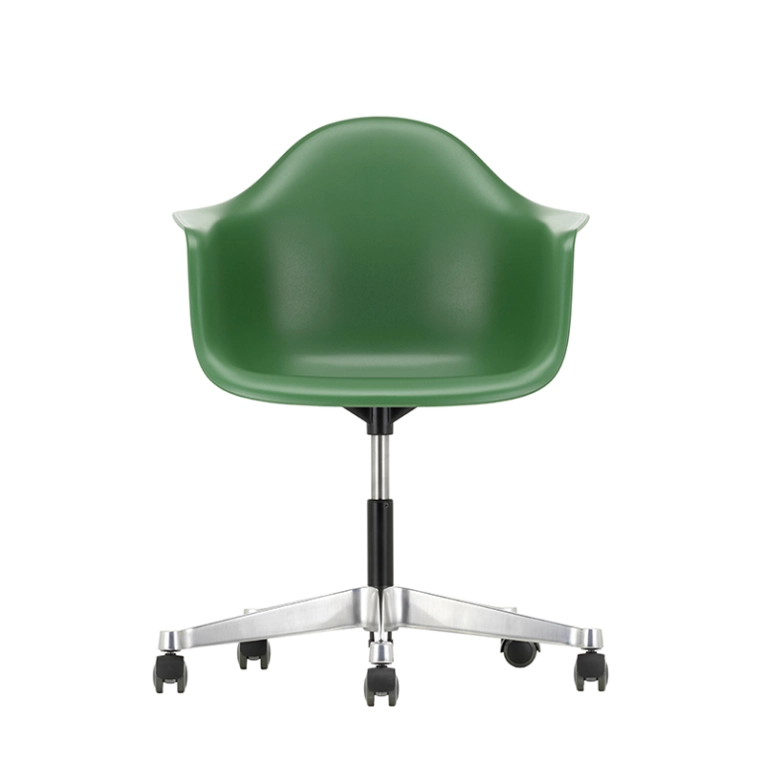 Fauteuil de bureau EAMES PLASTIC ARMCHAIR PACC Vert émeraude RE VITRA
