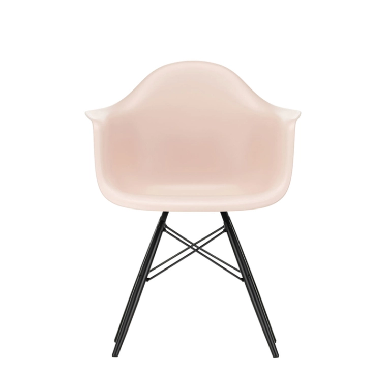 Chaise EAMES PLASTIC ARMCHAIR DAW Rose tendre RE VITRA