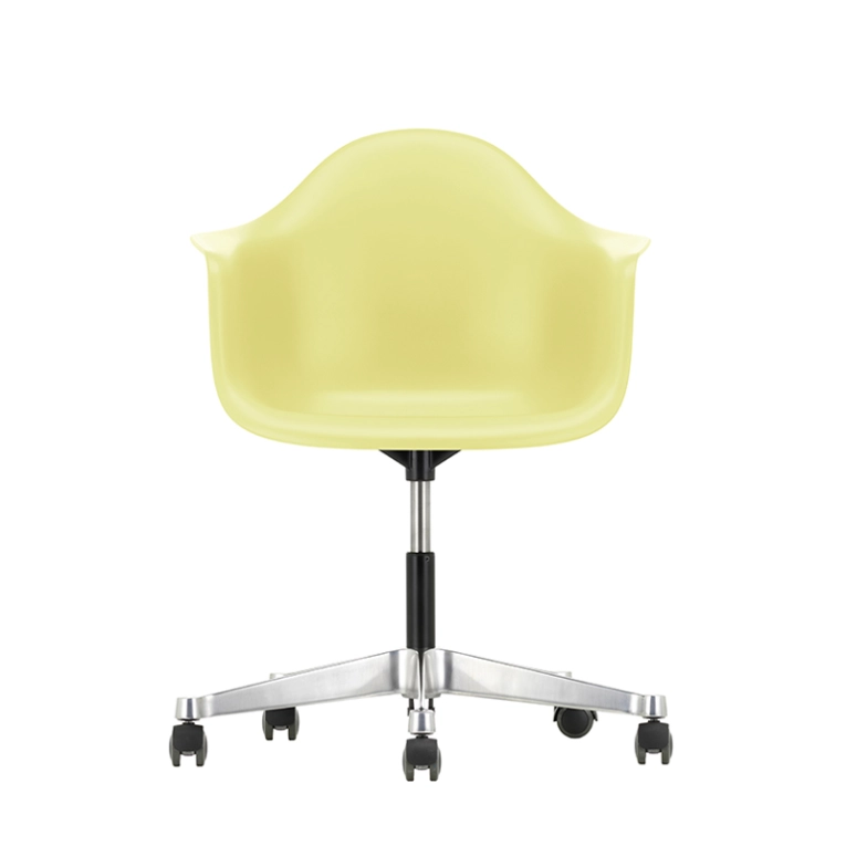 Fauteuil de bureau EAMES PLASTIC ARMCHAIR PACC Citron RE VITRA