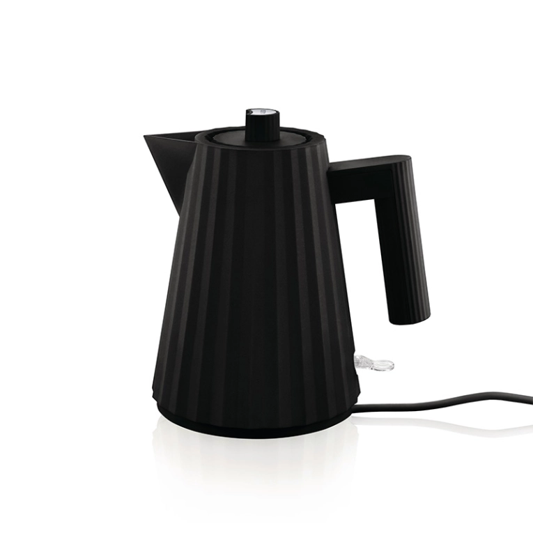 Café & Thé Bouilloire électrique PLISSÉ 1 L Noir ALESSI