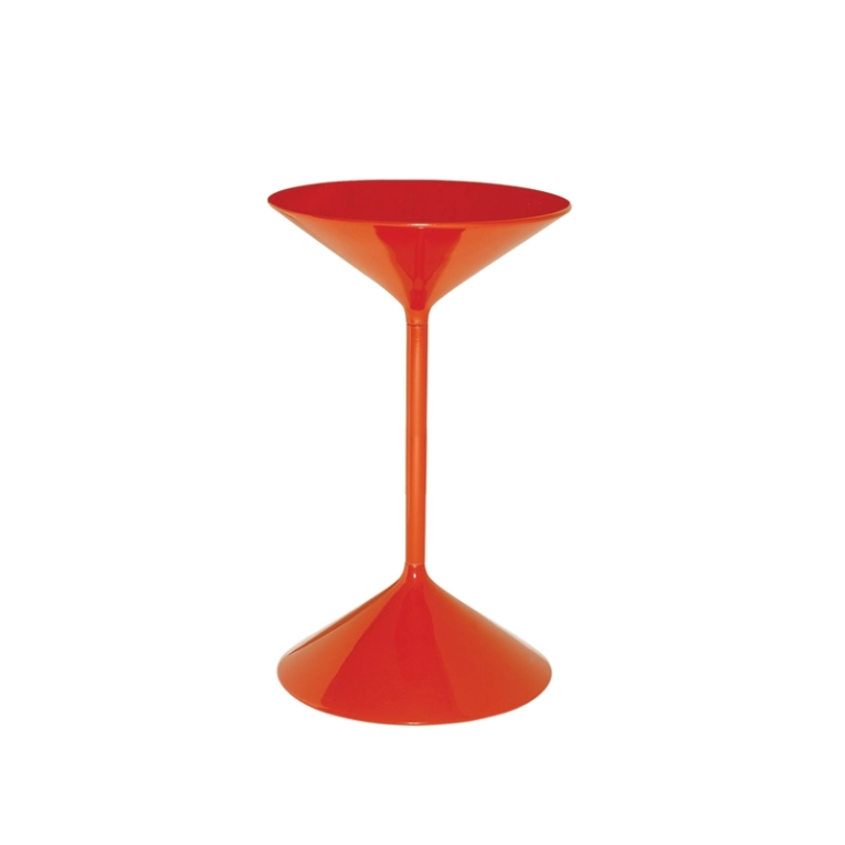 Table d'appoint guéridon TEMPO Orange ZANOTTA
