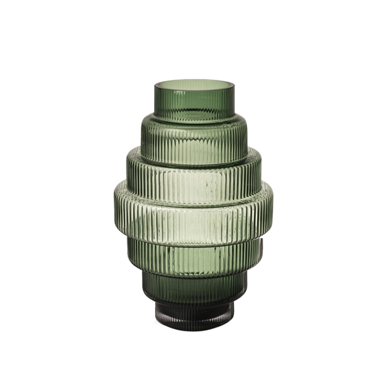 Vase Vase STEPS S Vert foncé POLS POTTEN