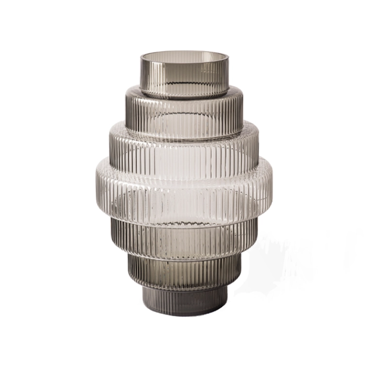 Vase Vase STEPS L Gris foncé POLS POTTEN