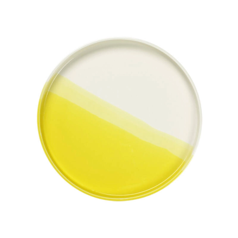 Plateau, plat Plateau HERRINGBONE Jaune VITRA