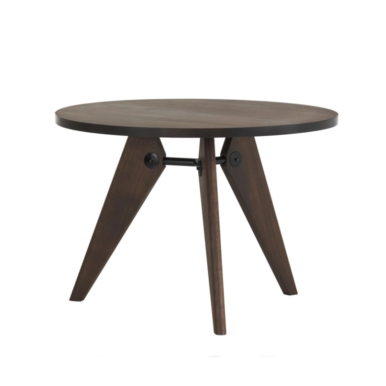 Table GUERIDON 105 Chêne foncé VITRA