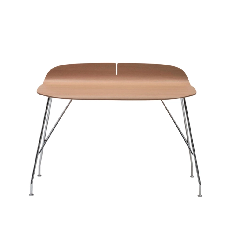 Bureau EARL OF WOOD Bois clair/ chrome KARTELL