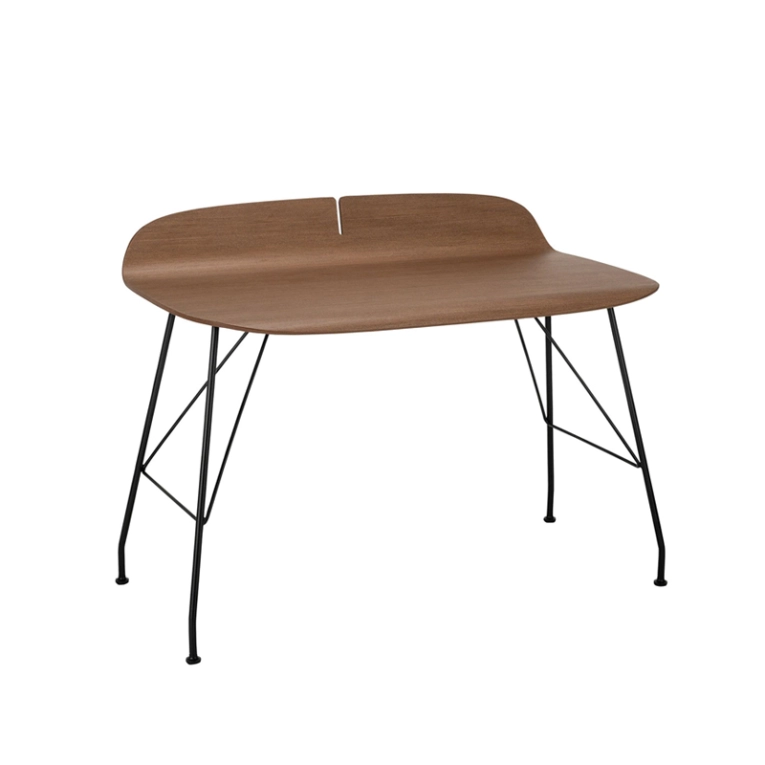 Bureau EARL OF WOOD Bois foncé/ noir KARTELL