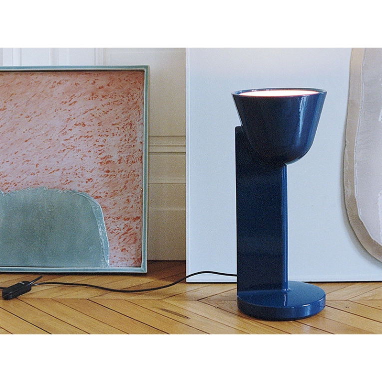 Lampe à poser CÉRAMIQUE UP Bleu marine FLOS