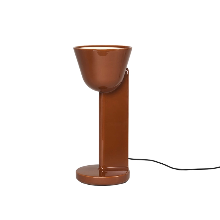 Lampe à poser CÉRAMIQUE UP Rouge rouille  FLOS