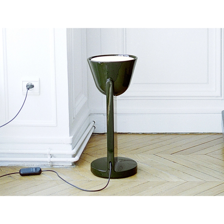 Lampe à poser CÉRAMIQUE SIDE Vert mousse FLOS