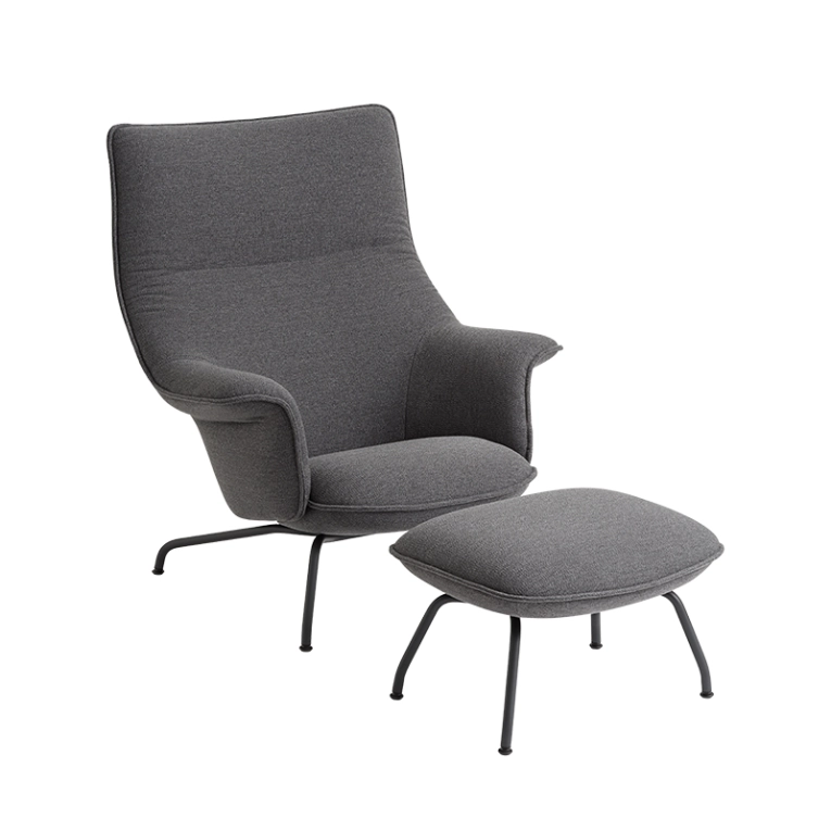Fauteuil DOZE LOUNGE Gris 80 MUUTO