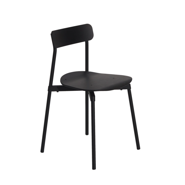 Chaise FROMME Bois Noir PETITE FRITURE