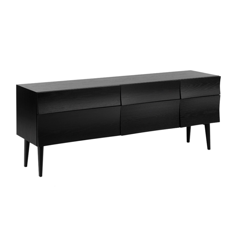 Meuble de rangement REFLECT Bahut large Noir MUUTO